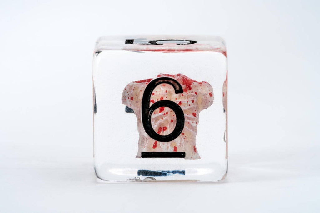 The Walking Dead Dismembered Zombie Resin Poly Dice Set