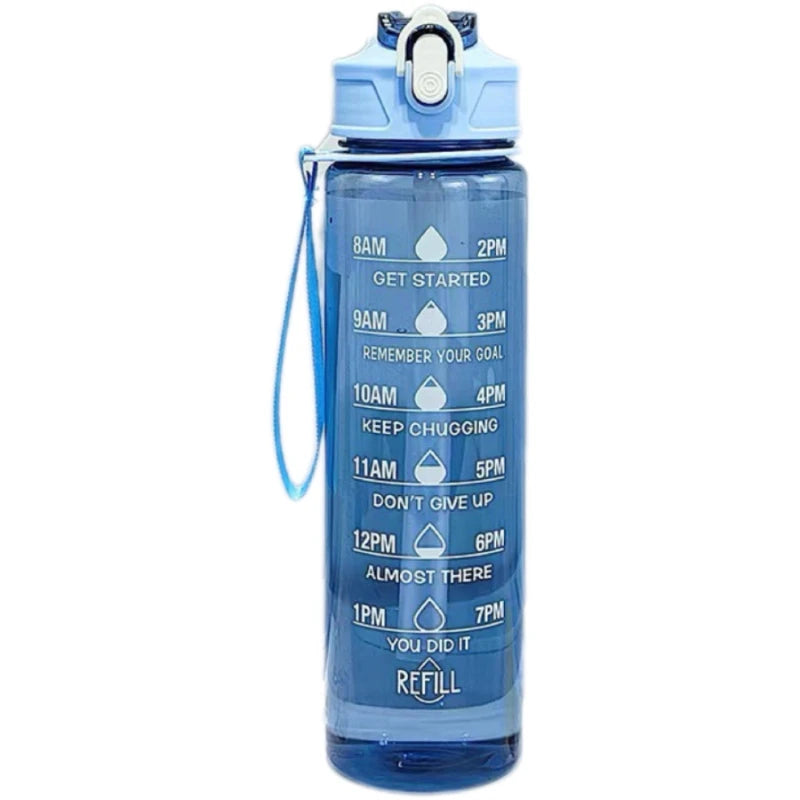 750ml Large Capacity Leak Proof Sports Water Bottle Portable Handle for Outdoor Activities