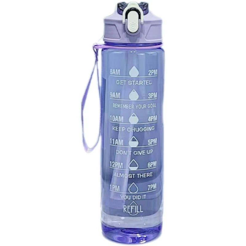 750ml Large Capacity Leak Proof Sports Water Bottle Portable Handle for Outdoor Activities
