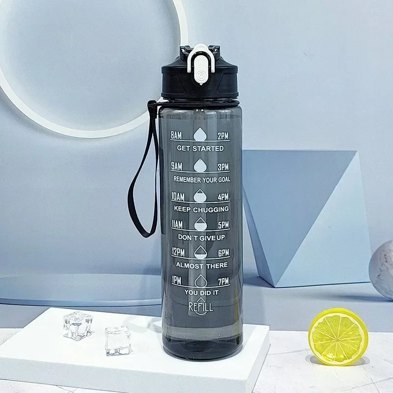 750ml Large Capacity Leak Proof Sports Water Bottle Portable Handle for Outdoor Activities